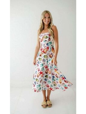 NWT $335 Olivia By LIVRO la Concha Dress Size Xs